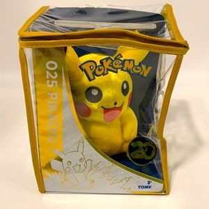 Pokémon 20th Anniversary 8” inch plush #025 Pikachu Brand New